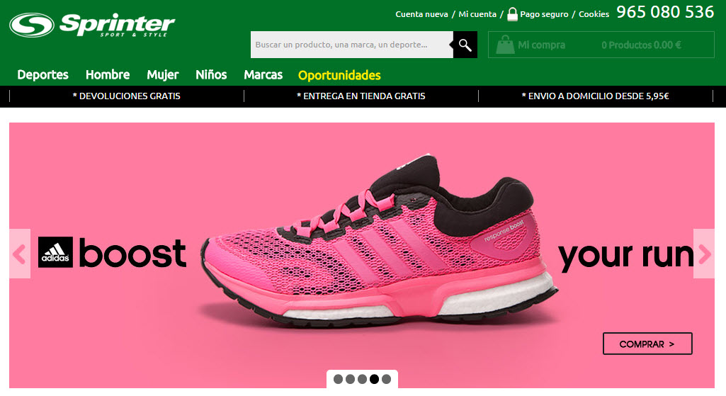 Sprinter clearance rebajas hombre