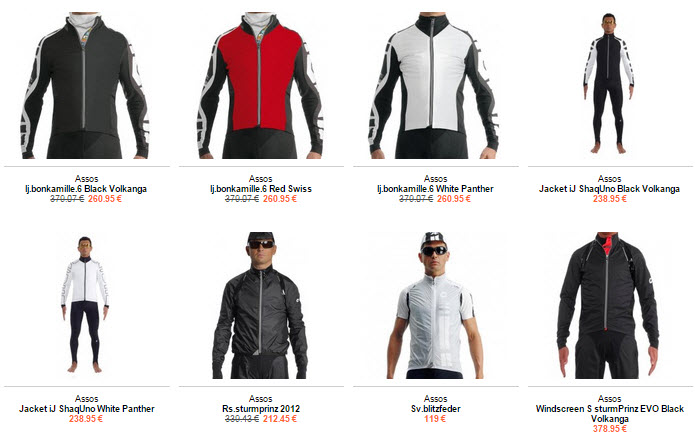 assos ropa ciclismo hombre