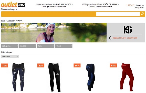 outlet ropa deportiva