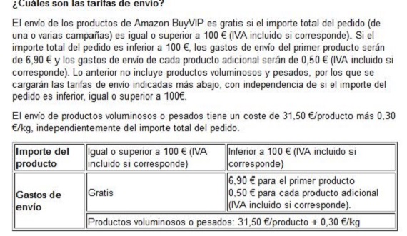 Amazonbuyvip envíos y devoluciones