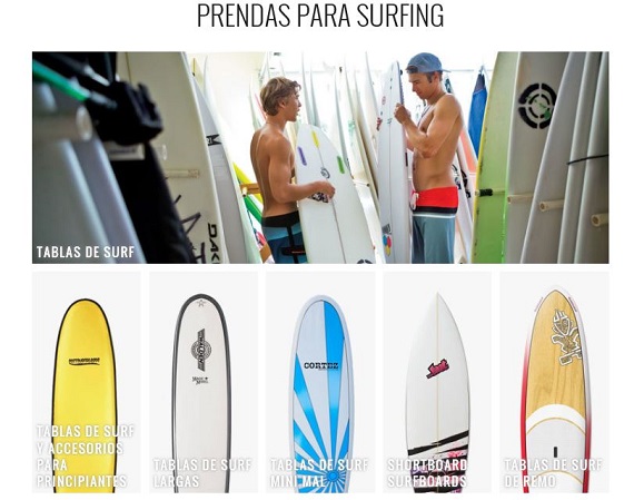 Ropa surf 2016