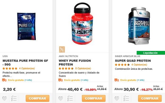 hsn store proteínas