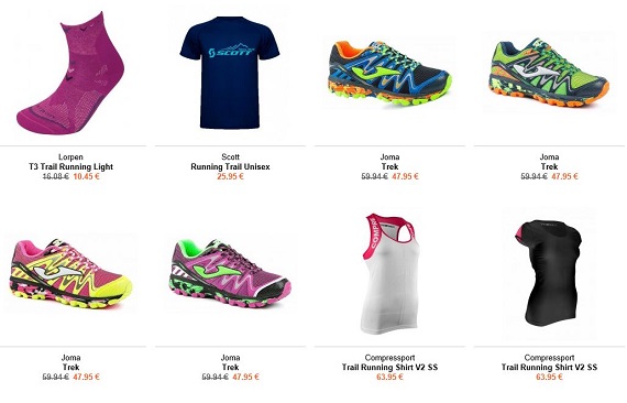 ofertas trail running