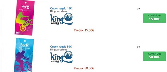 king barcelona cupones descuento