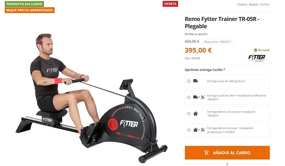 maquina de remo fytter