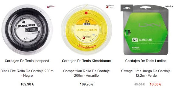 cordajes de tenis online