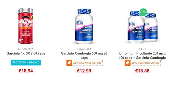 garcinia cambogia precios