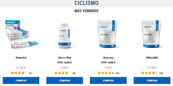 suplementos deportivos ciclismo