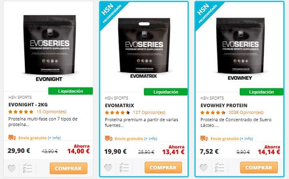 suplementos deportivos de proteínas