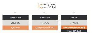 ictiva precios