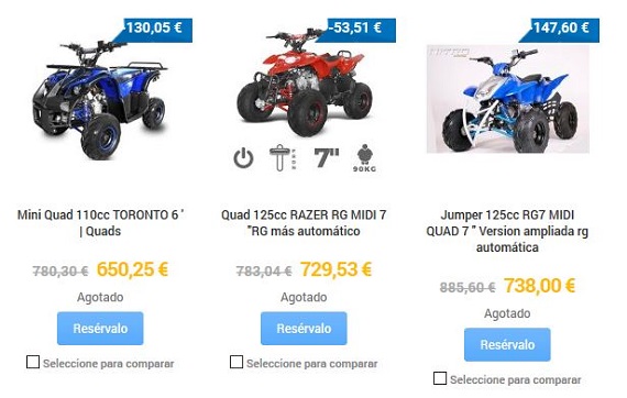 quads para adultos baratos