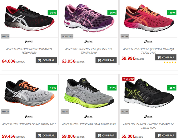 outlet zapatillas running