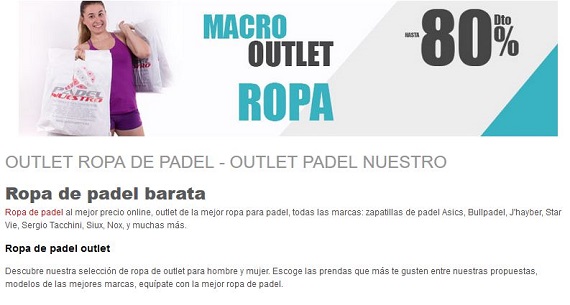 padel nuestro outlet