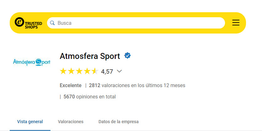 Atmosfera Sport Opiniones